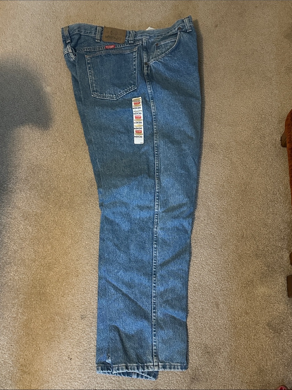 Wrangler Men’s Blue Straight Leg Jeans